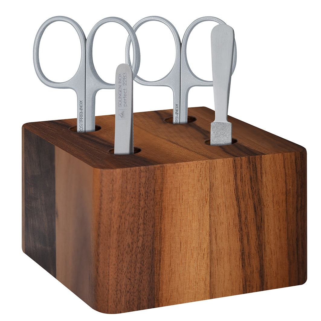 Holzblock 4-Tlg Inox