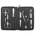 Manicure Rv-Etui Schwarz 6-Tlg Inox Serie "Piemont"