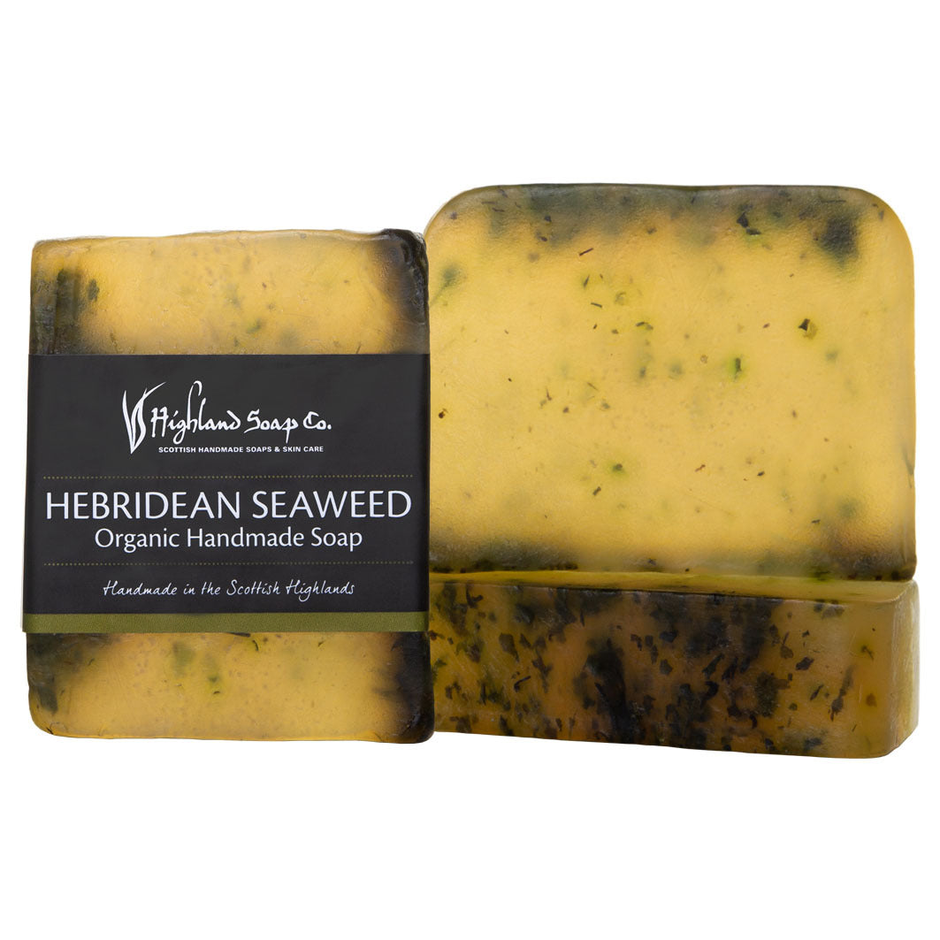 Organic Glycerine Soap Hebridean Seaweed Handmade 150g