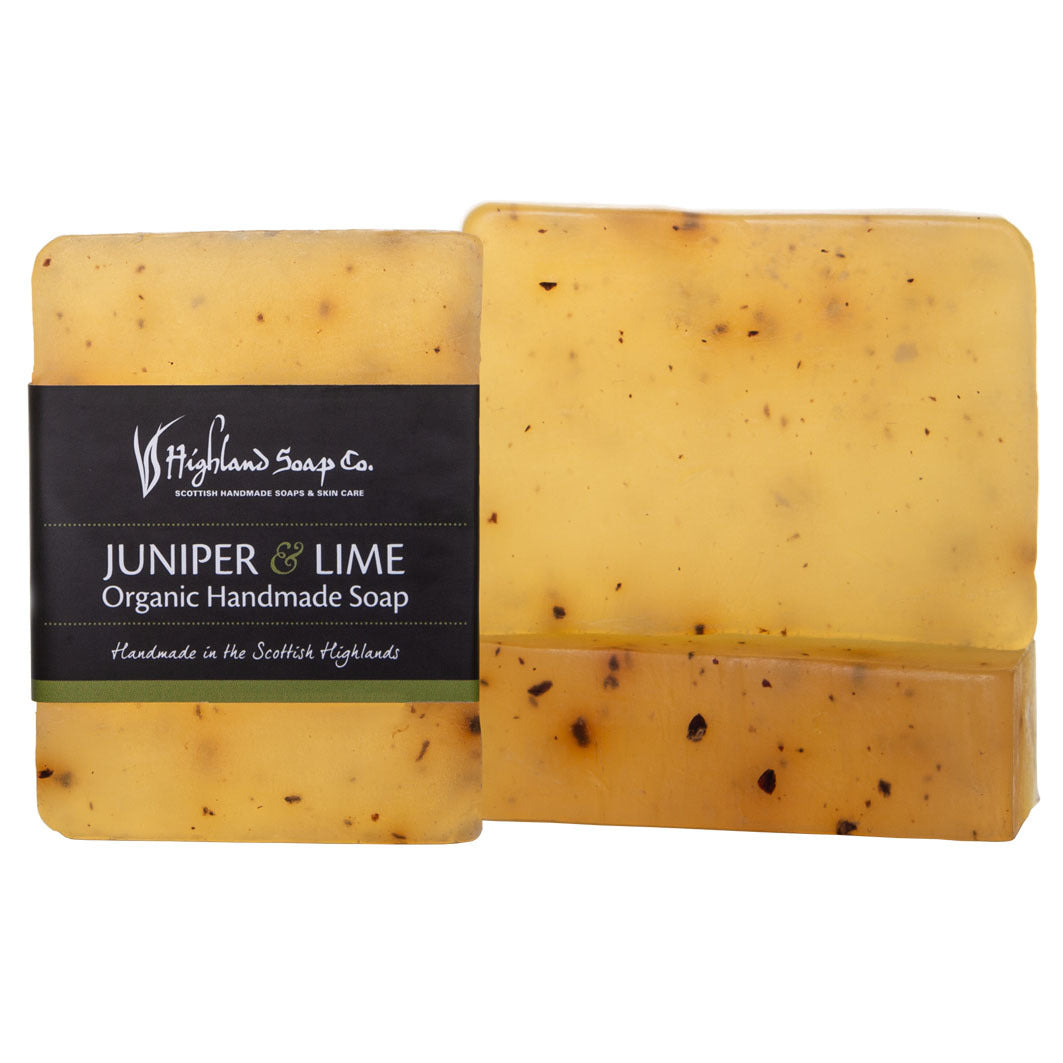 Organic Glycerine Soap Juniper & Lime Handmade 150g