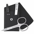 Manicure Taschenetui Schwarz Inox 3-Tlg Serie"Travel"