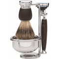 Rasiergarnitur Gillette Mach3 4-Tlg Dachshaar, Wengeholz