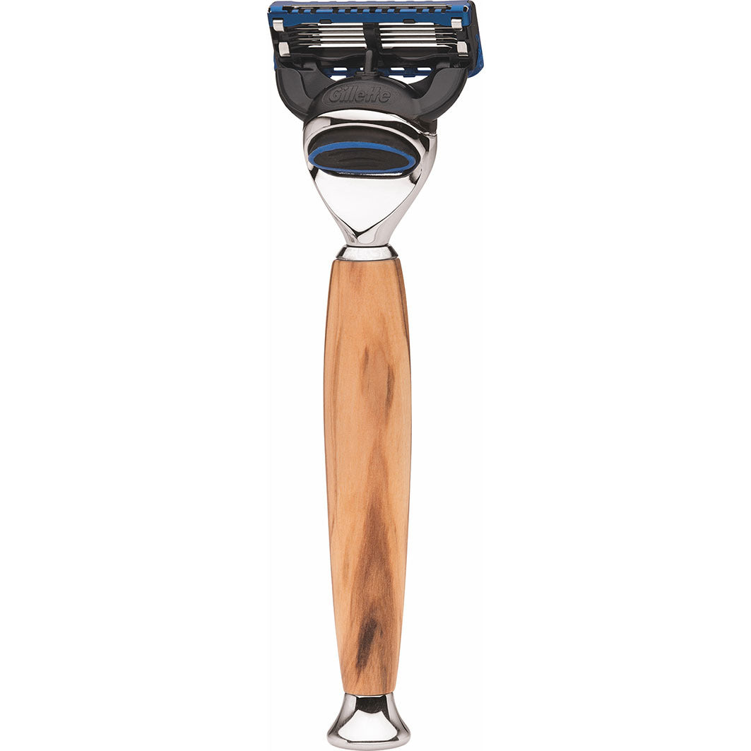 Rasierer Gillette Fusion Olivenholz