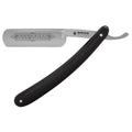 Rasiermesser Best Quality, 6/8", Karbon, 1/1 hohl, 2-Ansatz, Rundkopf, Acryl, Schwarz