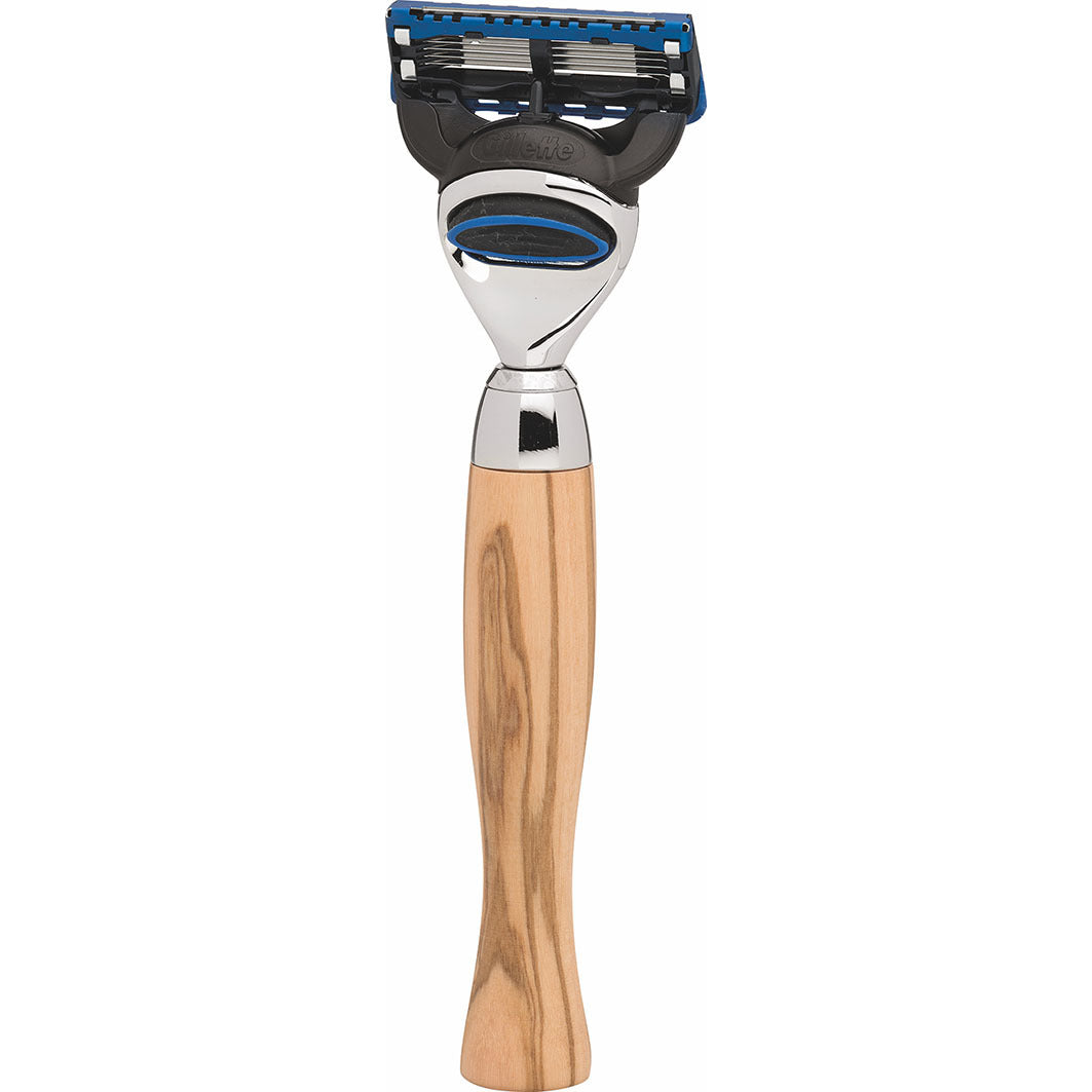 Rasierer Gillette Fusion Olivenholz