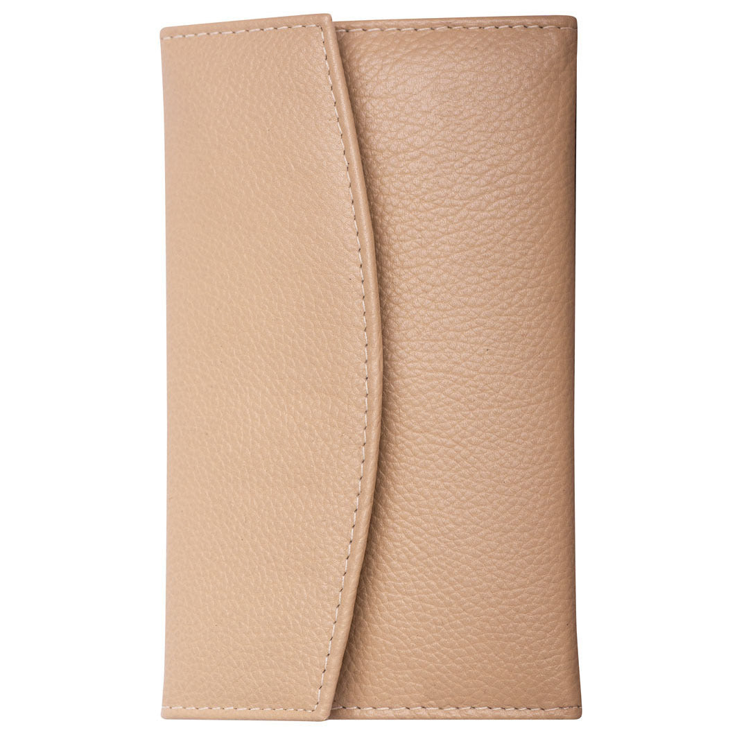 Maniküre Set Druckknopf-Etui, hellbraun, 7-tlg.