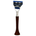 Rasierer „Razolution“, Gillette Fusion, Echtholz