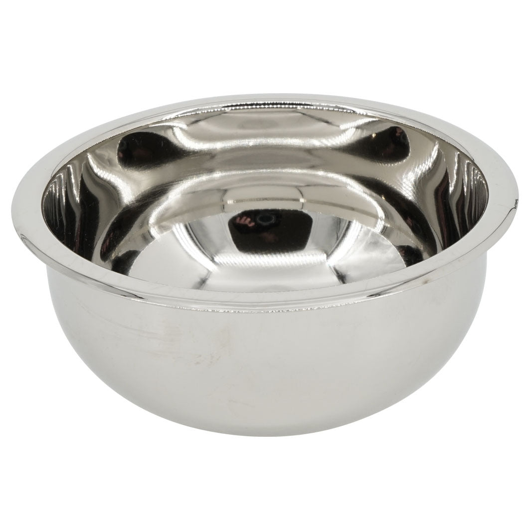 Rasierschale Metall silber