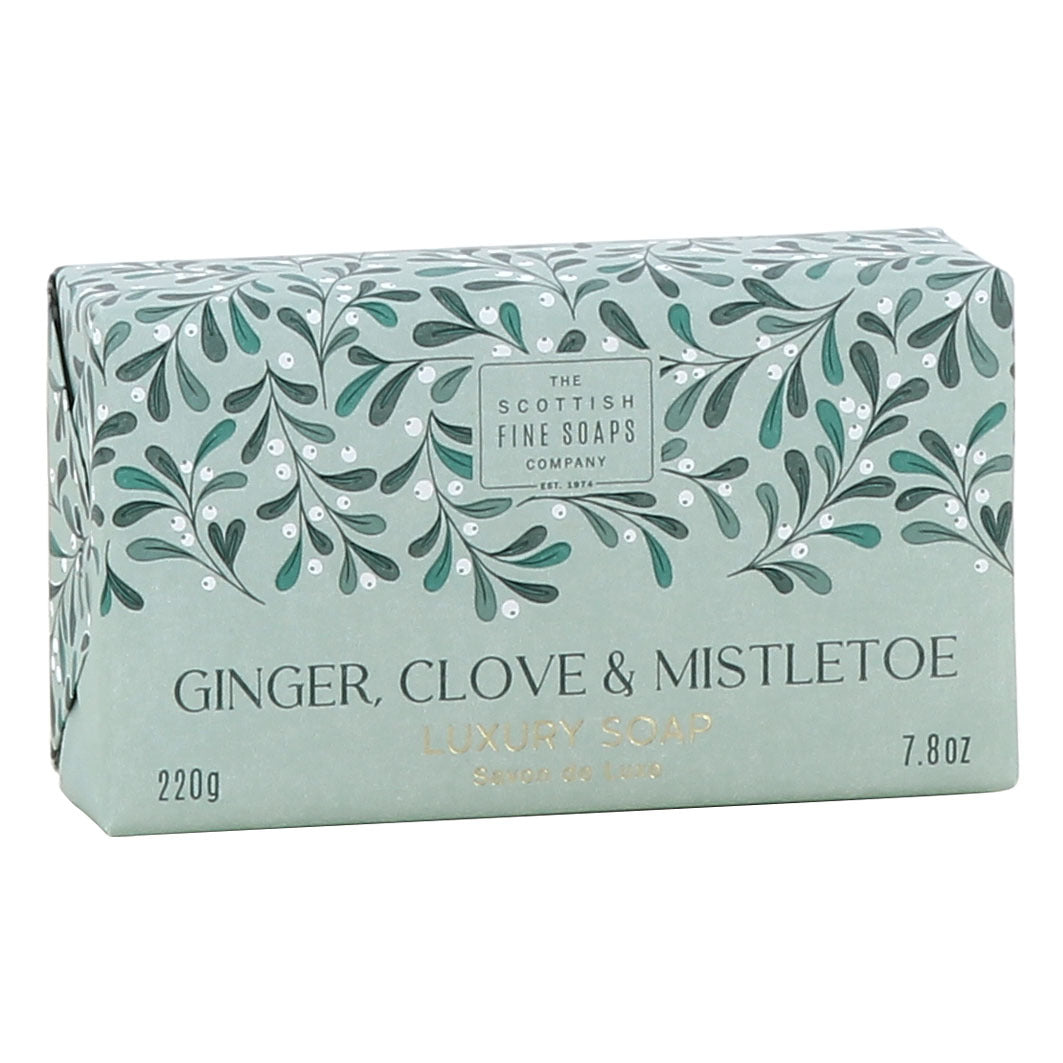 Ginger, Clove & Mistletoe Soap 220g