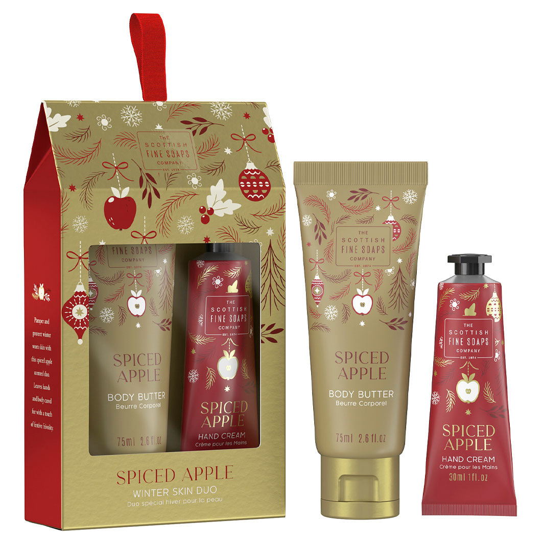 Spiced Apple Winter Skin Care Duo (30ml Handcreme & 50ml Body Butter)
