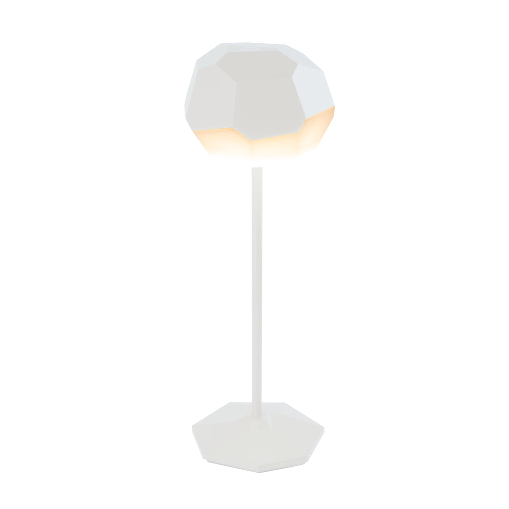 Stone Akkuleuchte 330mm Weiß Weiß
