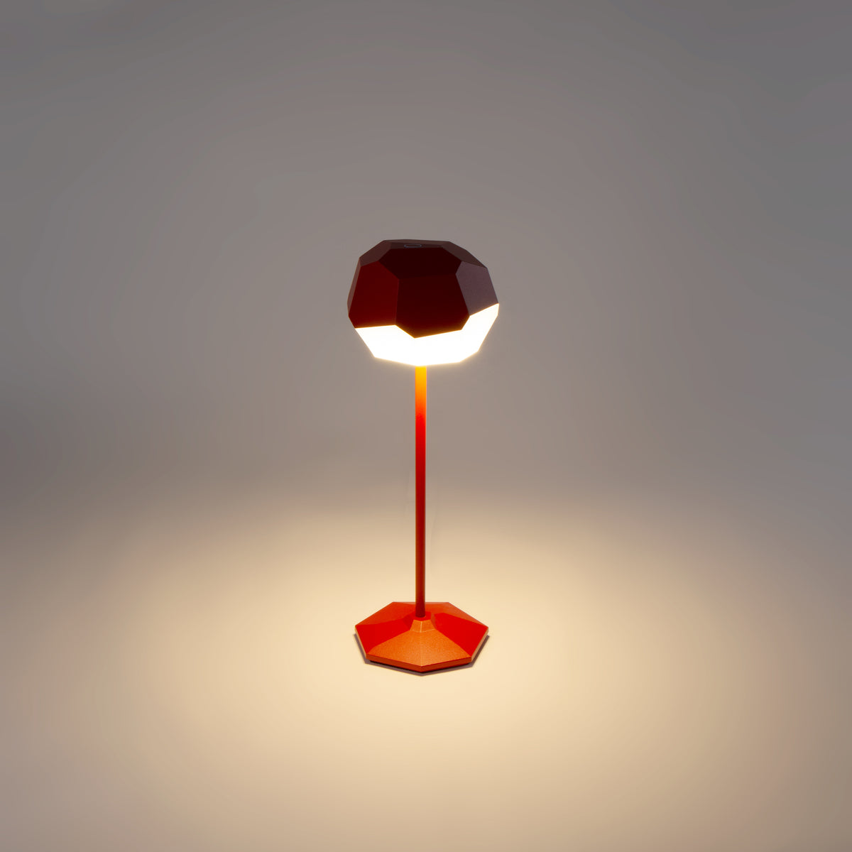 Stone Akkuleuchte 330mm Rot Rot