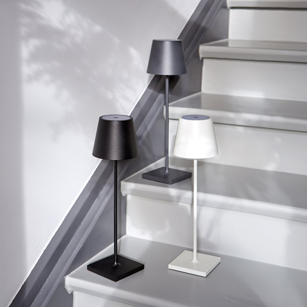 SIGOR Nuindie 3.0 LED Akku-Tischlampe, 2er-Set, nachtschwarz nachtschwarz