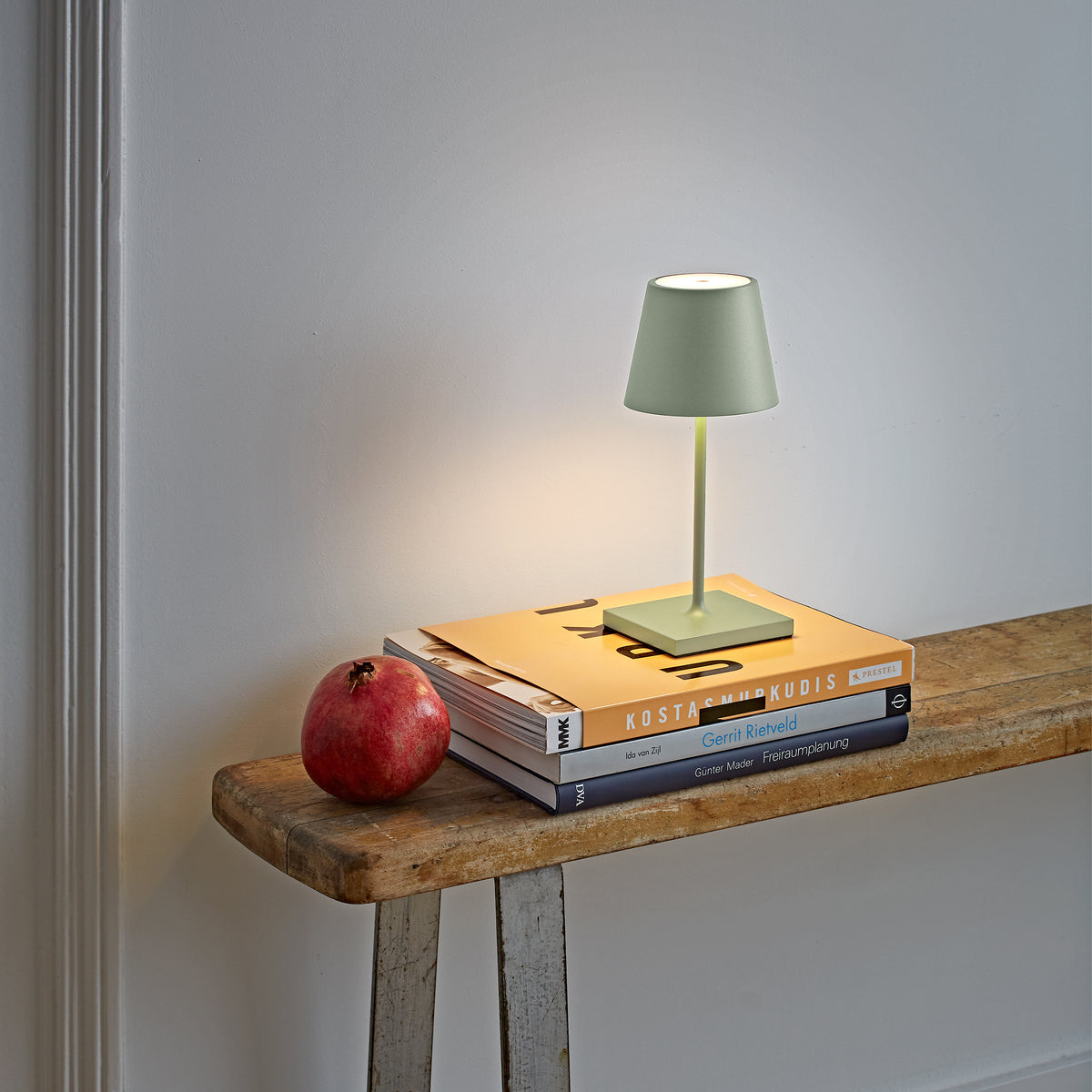 SIGOR Nuindie mini 3.0 LED Akku-Tischlampe, 2er-Set, salbeigrün salbeigrün