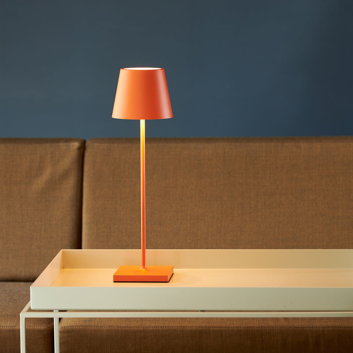 SIGOR Nuindie 3.0 LED Akku-Tischlampe, 2er-Set, glutorange glutorange