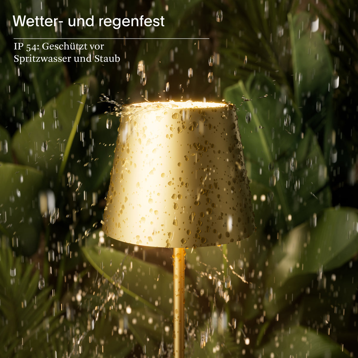 SIGOR Nuindie 3.0 LED Akku-Tischlampe, goldfarben goldfarben