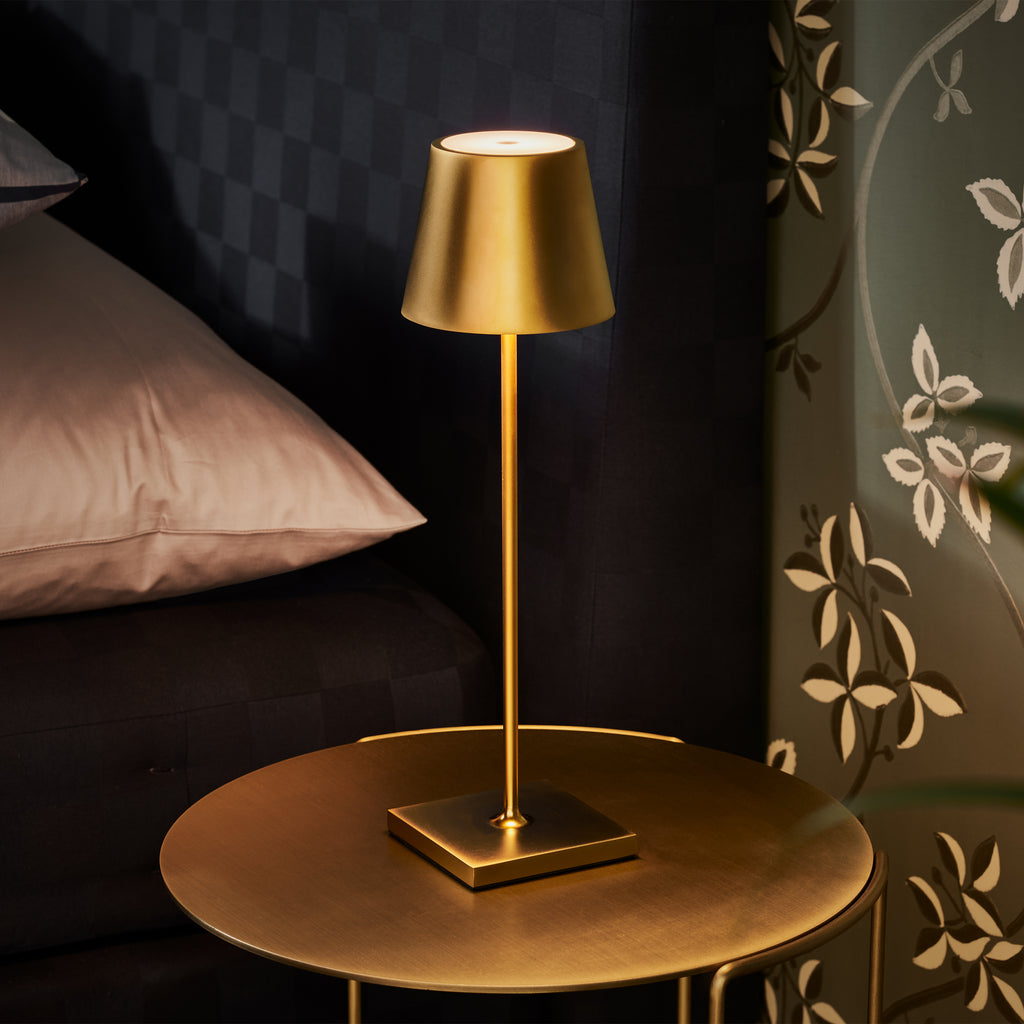 SIGOR Nuindie 3.0 LED Akku-Tischlampe, 6er-Set, goldfarben goldfarben