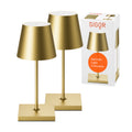 SIGOR Nuindie mini 3.0 LED Akku-Tischlampe, 2er-Set, goldfarben goldfarben