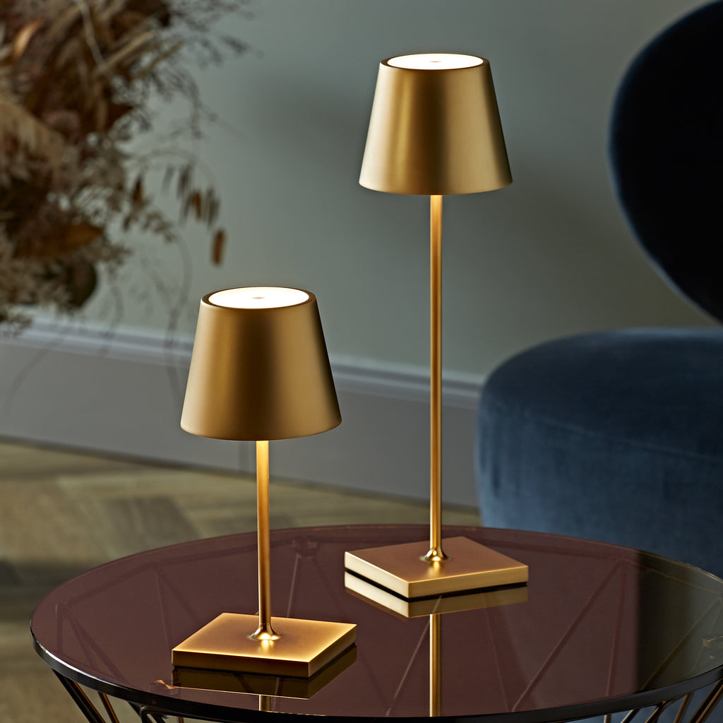 SIGOR Nuindie mini 3.0 LED Akku-Tischlampe, goldfarben goldfarben
