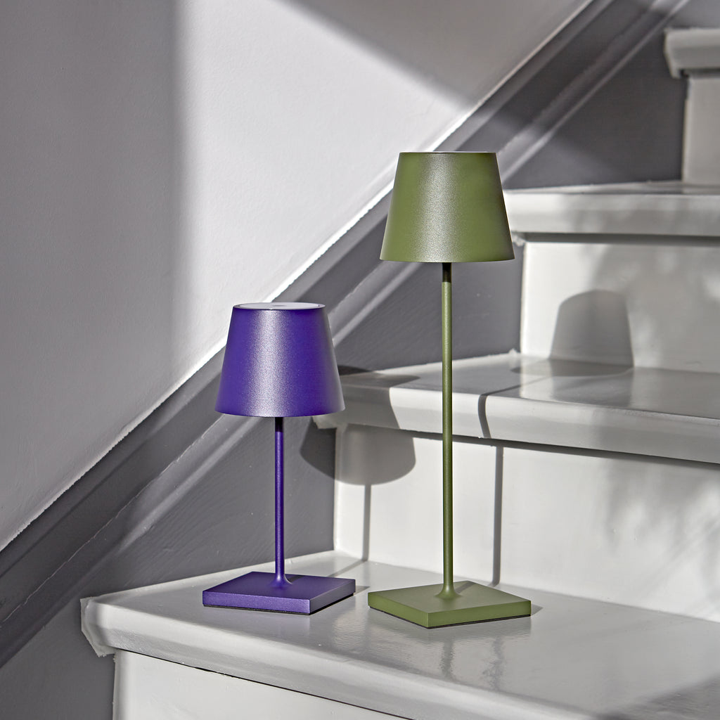 SIGOR Nuindie 3.0 LED Akku-Tischlampe, 6er-Set, tannengrün tannengrün