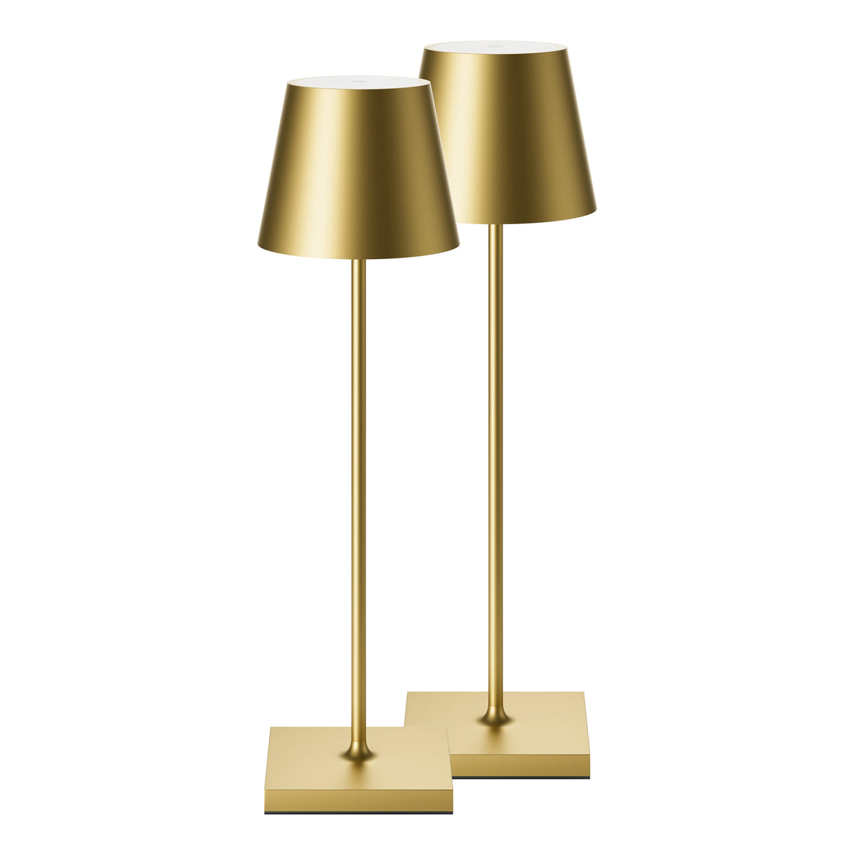 SIGOR Nuindie 3.0 LED Akku-Tischlampe, 2er-Set, goldfarben goldfarben