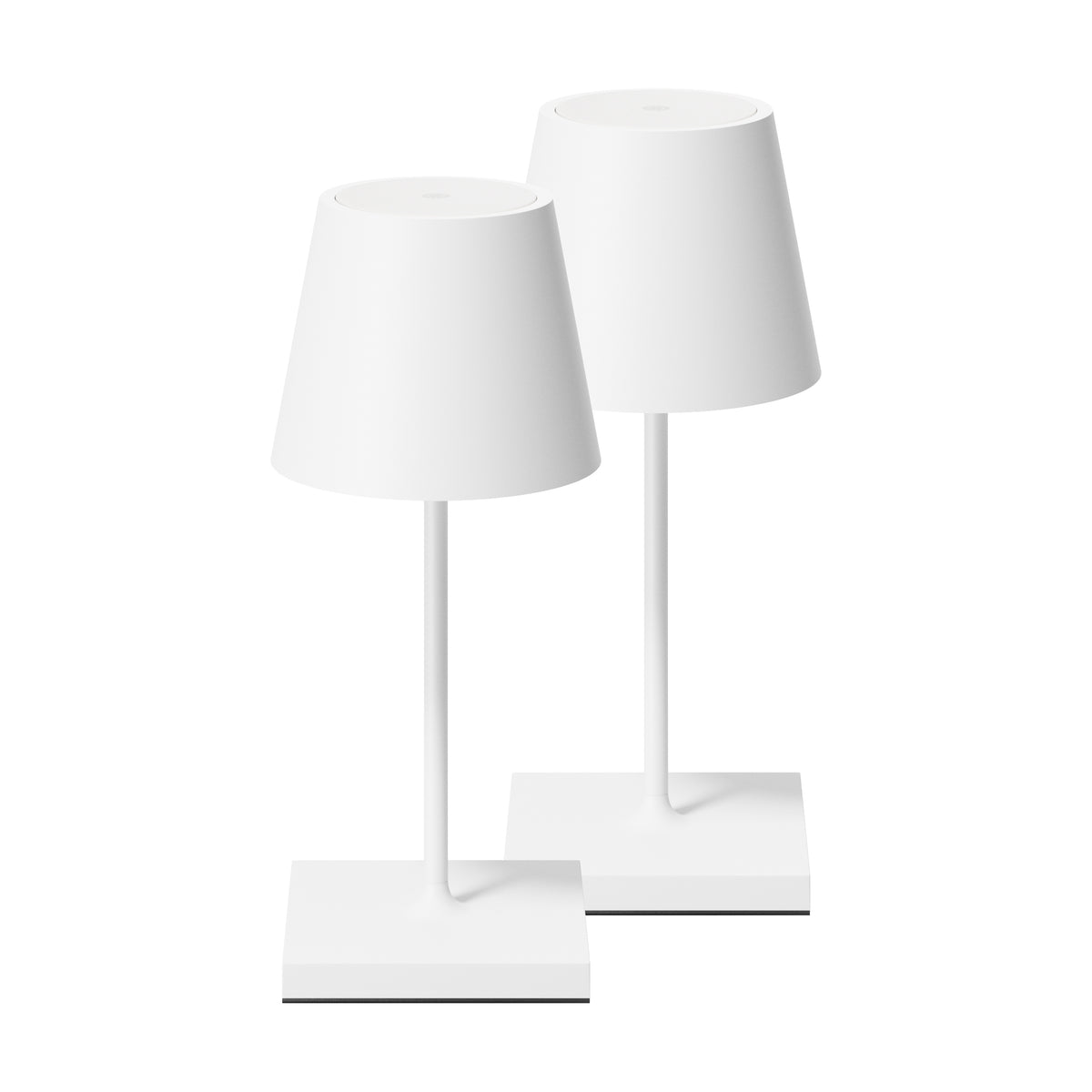 SIGOR Nuindie mini 3.0 LED Akku-Tischlampe, 2er-Set, schneeweiß schneeweiß