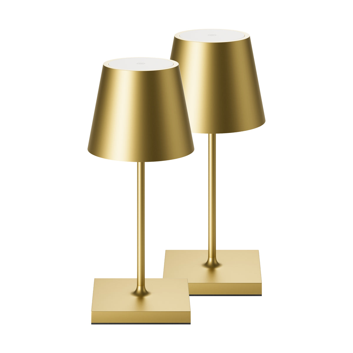 SIGOR Nuindie mini 3.0 LED Akku-Tischlampe, 2er-Set, goldfarben goldfarben