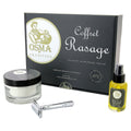 Osma Tradition Set bestehend aus Rasierseife 130g, Rasierer Classic, Preshave Ã–l 50ml