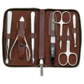 ManikÃ¼re Set ReiÃŸverschluss-Etui Serie "Houston", braun, 7-tlg. braun