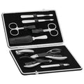 ManikÃ¼re Set BÃ¼gel-Etui Serie "Carbon", schwarz, 9-tlg. schwarz