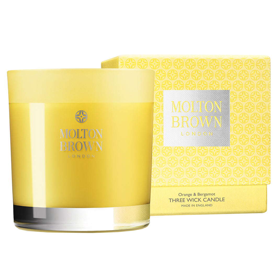 Orange & Bergamot Three Wick Candle