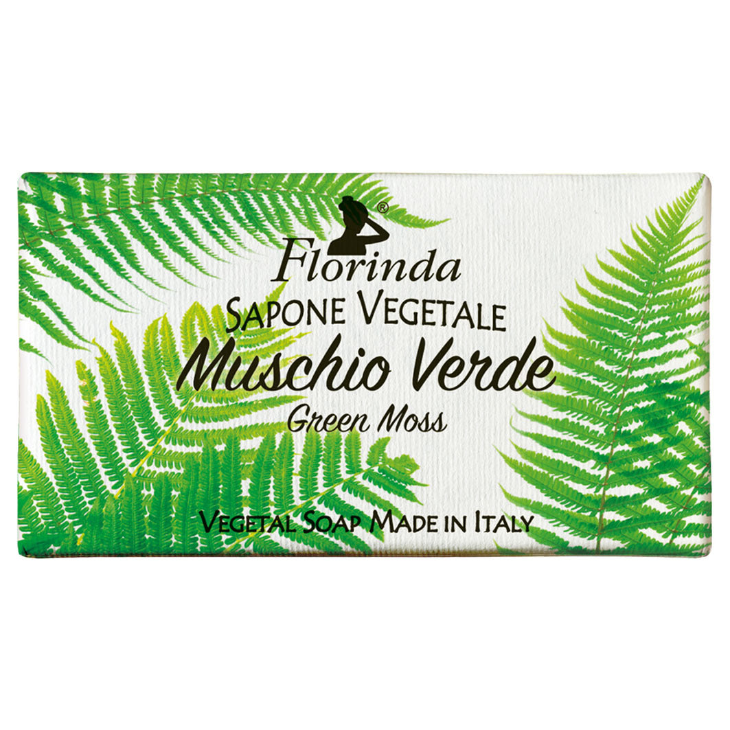 Florinda Herrenseife "Muschio Verde" grÃ¼ner Moos 100g creme