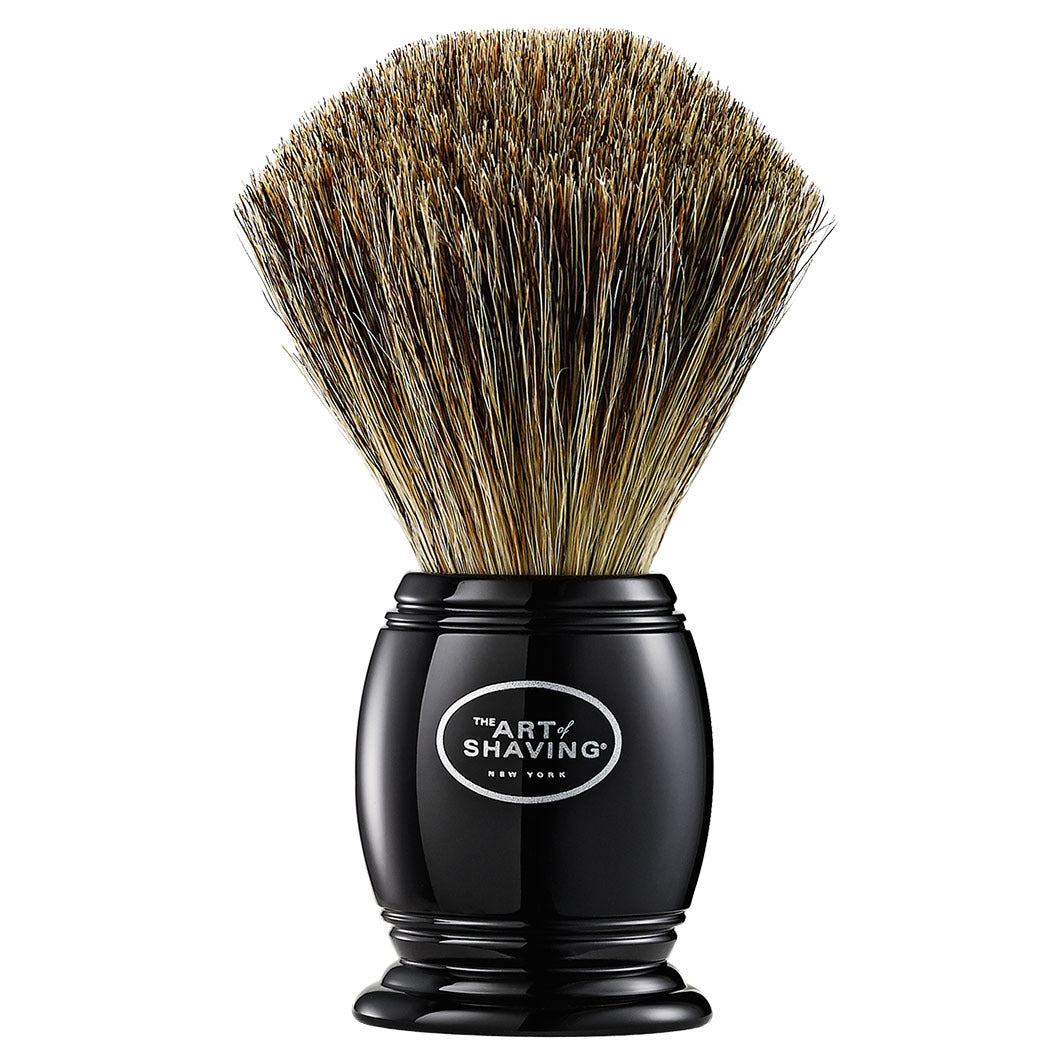SHAVING BRUSH PURE BADGER BLACK Schwarz