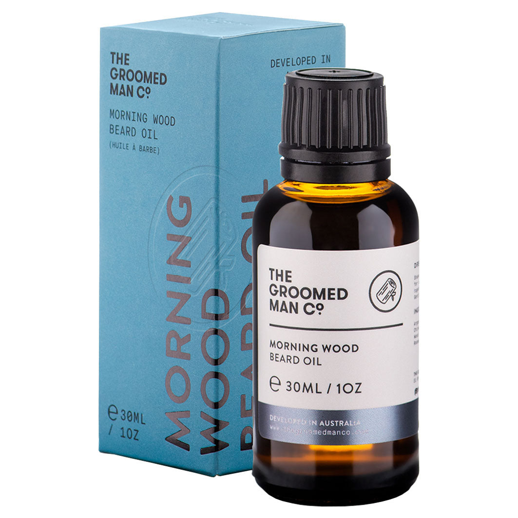 Morning Wood Beard Oil blau