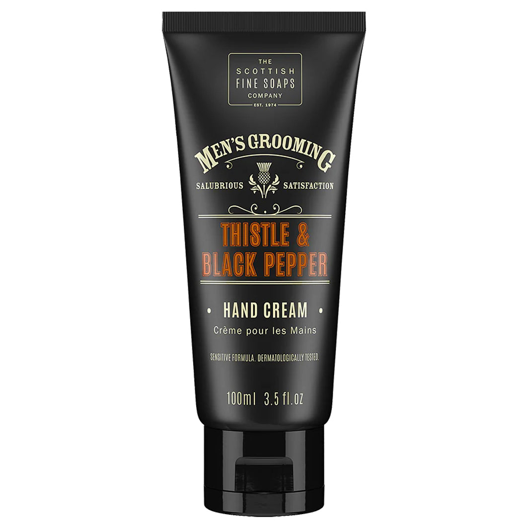Mens Grooming Thistle & Black Pepper Handcreme creme