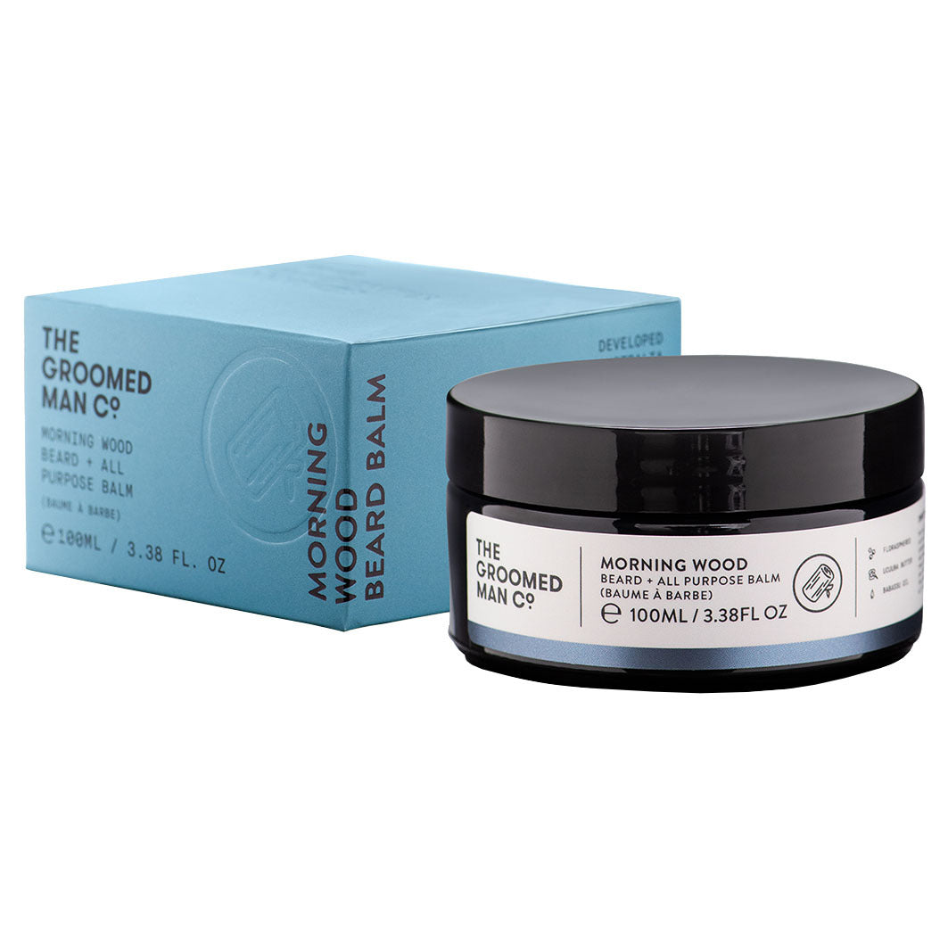 Morning Wood Beard Balm blau
