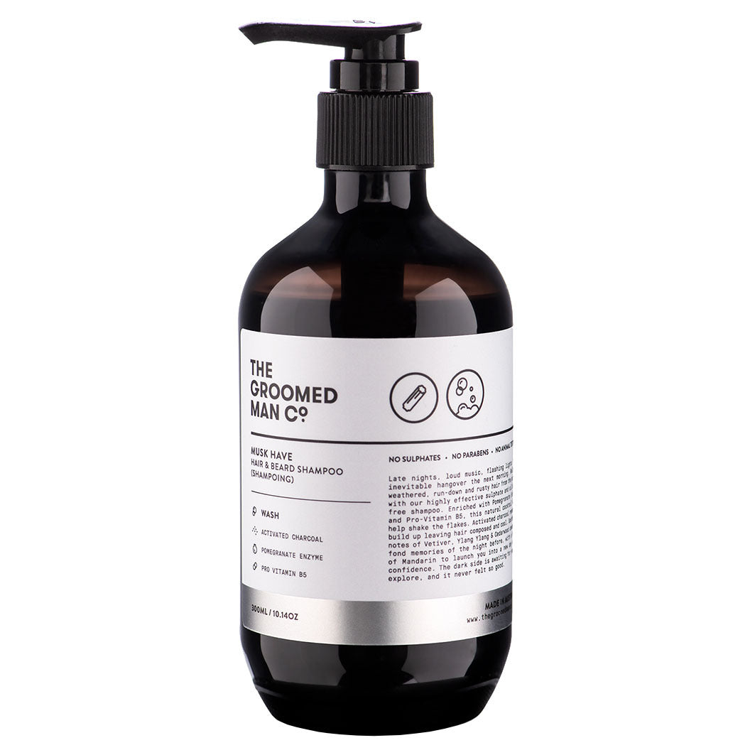 Musk Have Hair & Beard Shampoo grau