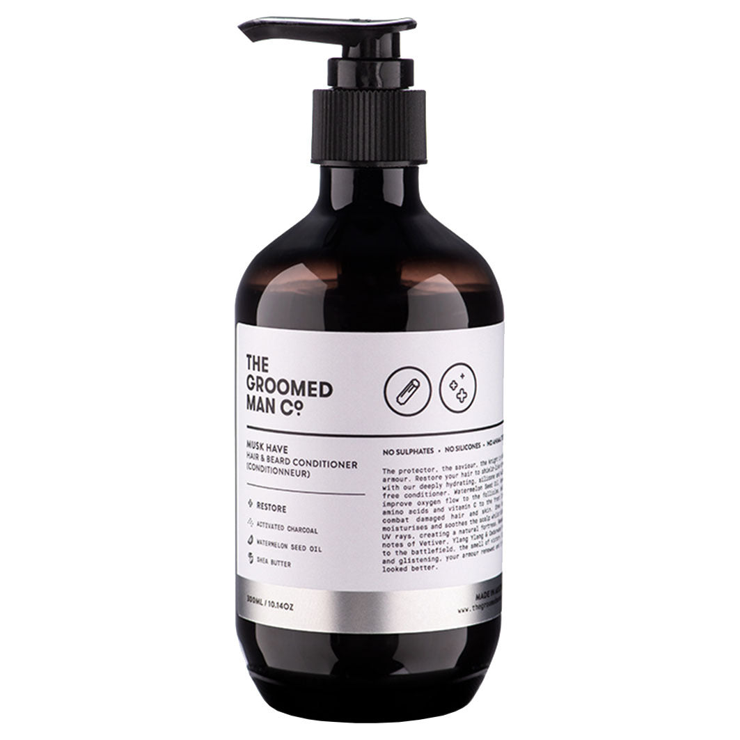 Musk Have Hair & Beard Conditioner grau