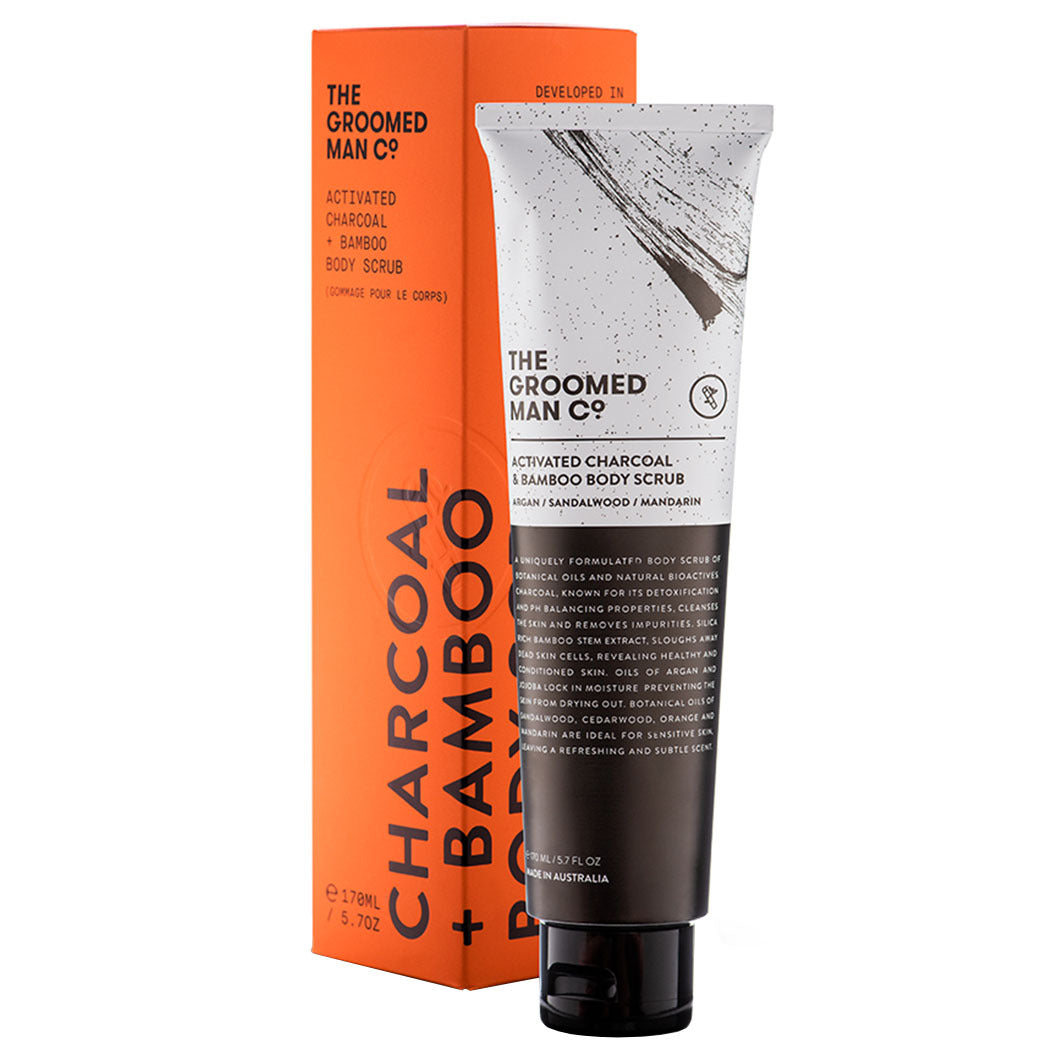 Activated Charcoal Body Scrub orange