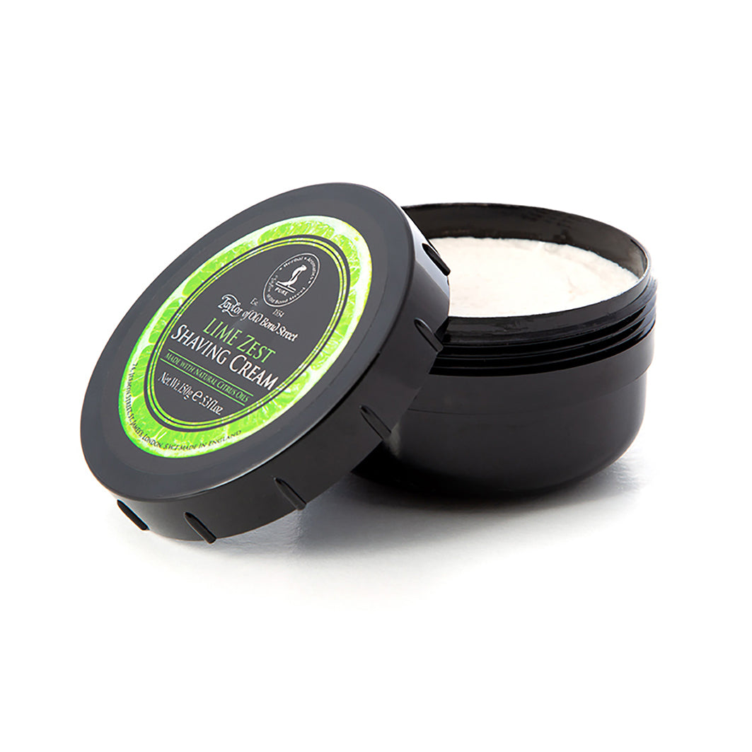 Shaving Cream Lime Zest, 150 g Bowl weiÃŸ