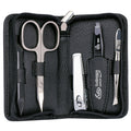 ManikÃ¼re Set ReiÃŸverschluss-Etui Serie "Siena", schwarz, 5-tlg. schwarz
