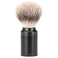 Rocca Rasierpinsel Silvertip Fibre®, Griff Edelstahl/schwarz, DLC
