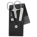 ManikÃ¼re Set Taschen-Etui Serie "Stone", schwarz-grau, 3-tlg. schwarz, grau