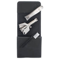 ManikÃ¼re Set Taschen-Etui Serie "Hunter", schwarz, 3-tlg. schwarz