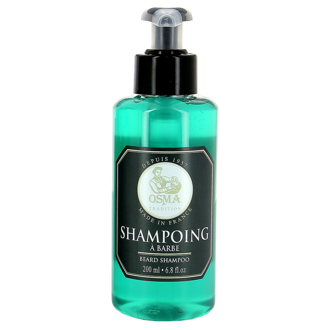 Osma Tradition Bartshampoo 200ml im Pumpspender blau