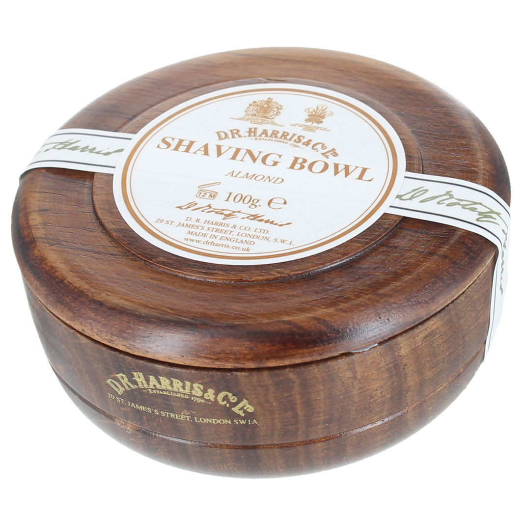 Almond Shaving Soap in Mahogany Bowl NULL