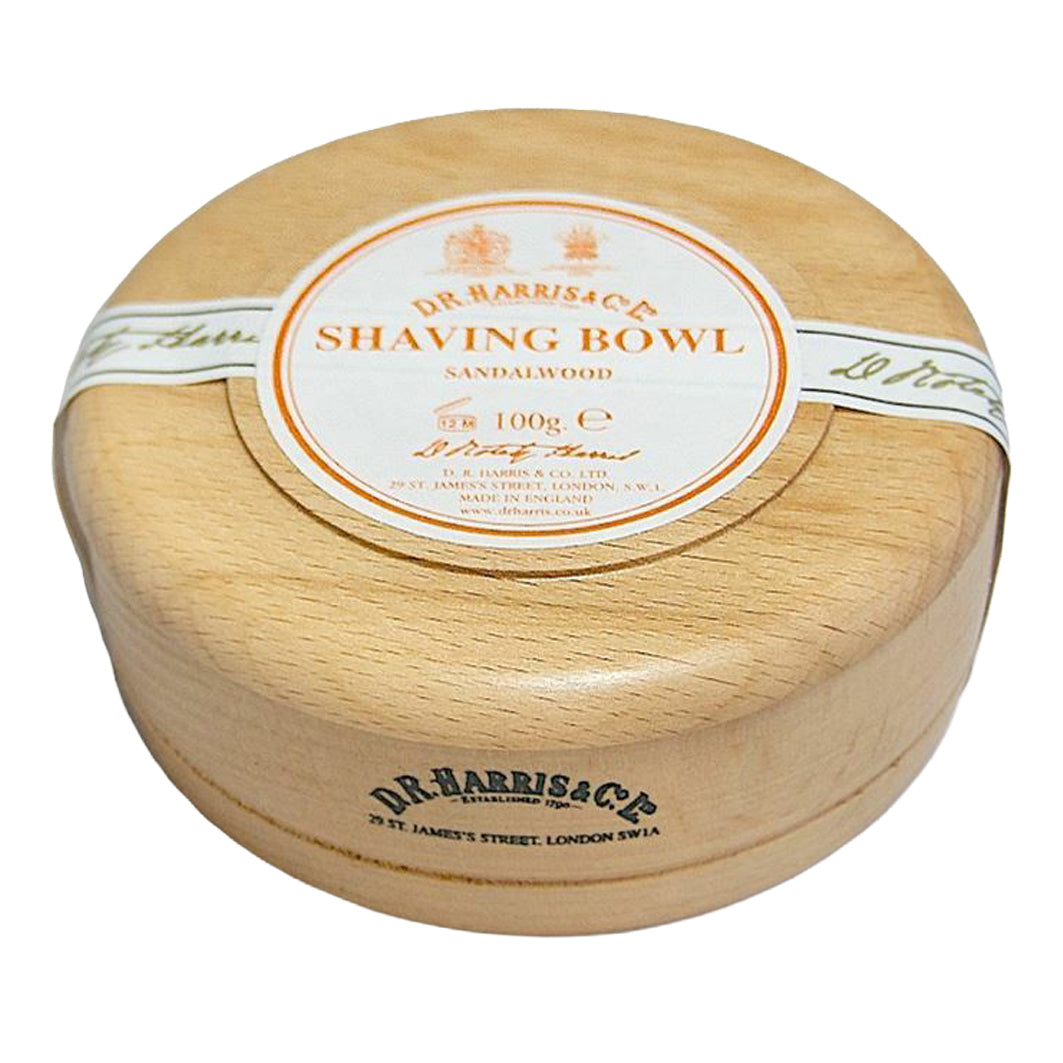 Sandalwood Shaving Soap in Beech Bowl