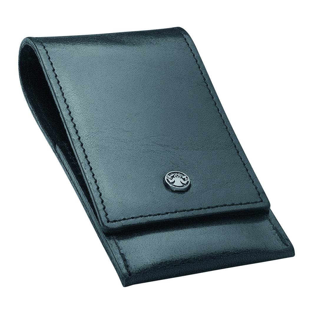 Maniküre Etui Leder schwarz