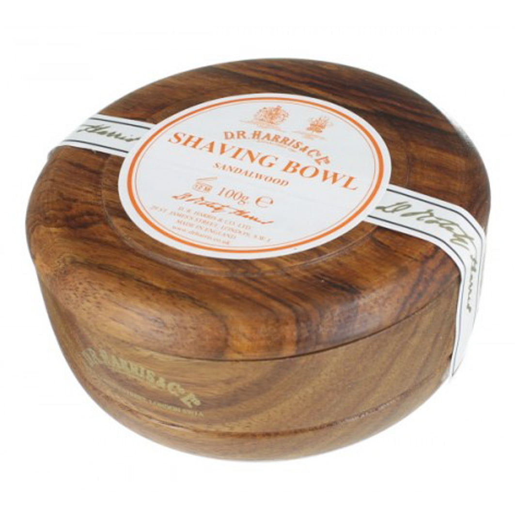 Sandalwood Shaving Soap in Mahogany Bowl