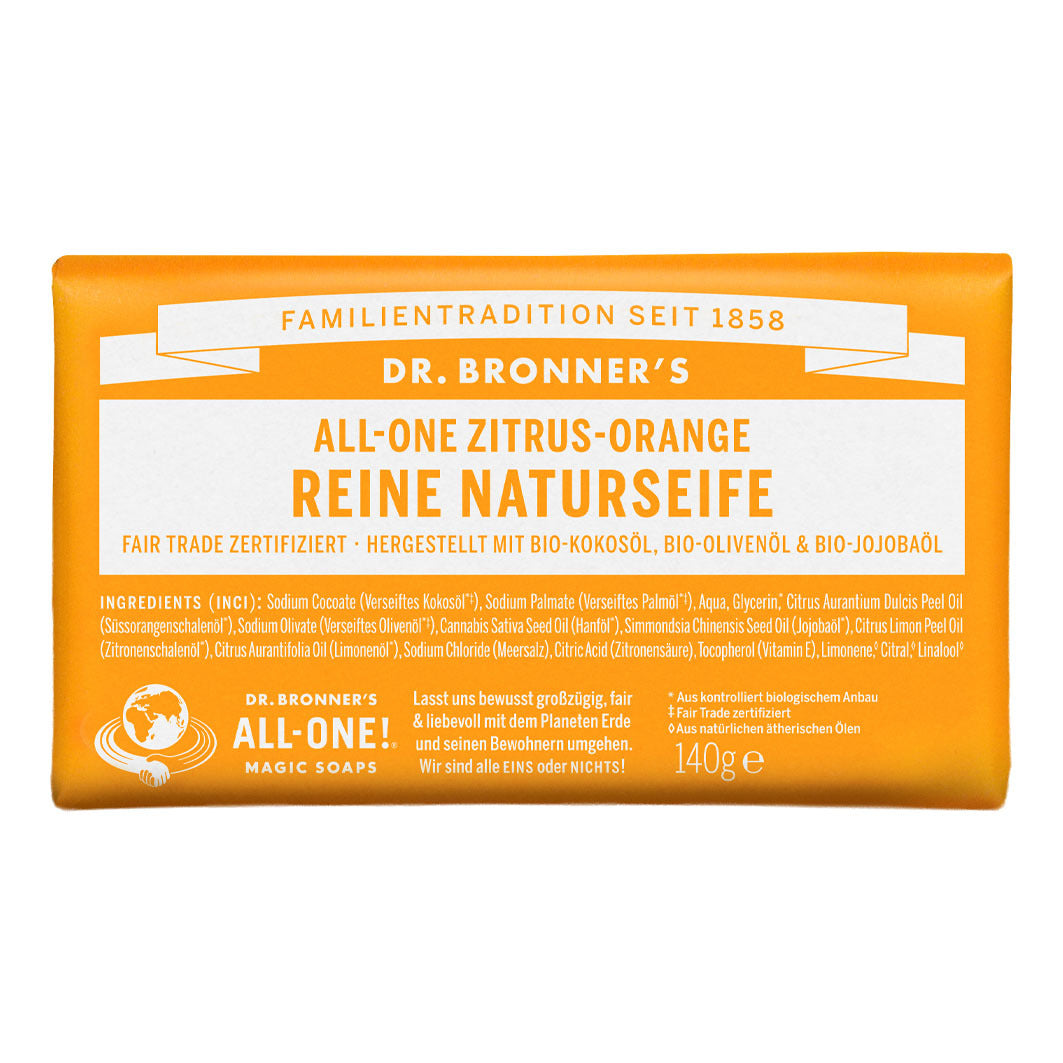 Reine Naturseife Zitrus-Orange 140 g